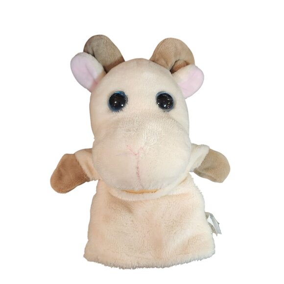 Cute Kellytoy Goat Hand Puppet Plush Toy For Kids & Adults - Picture 1 of 3
